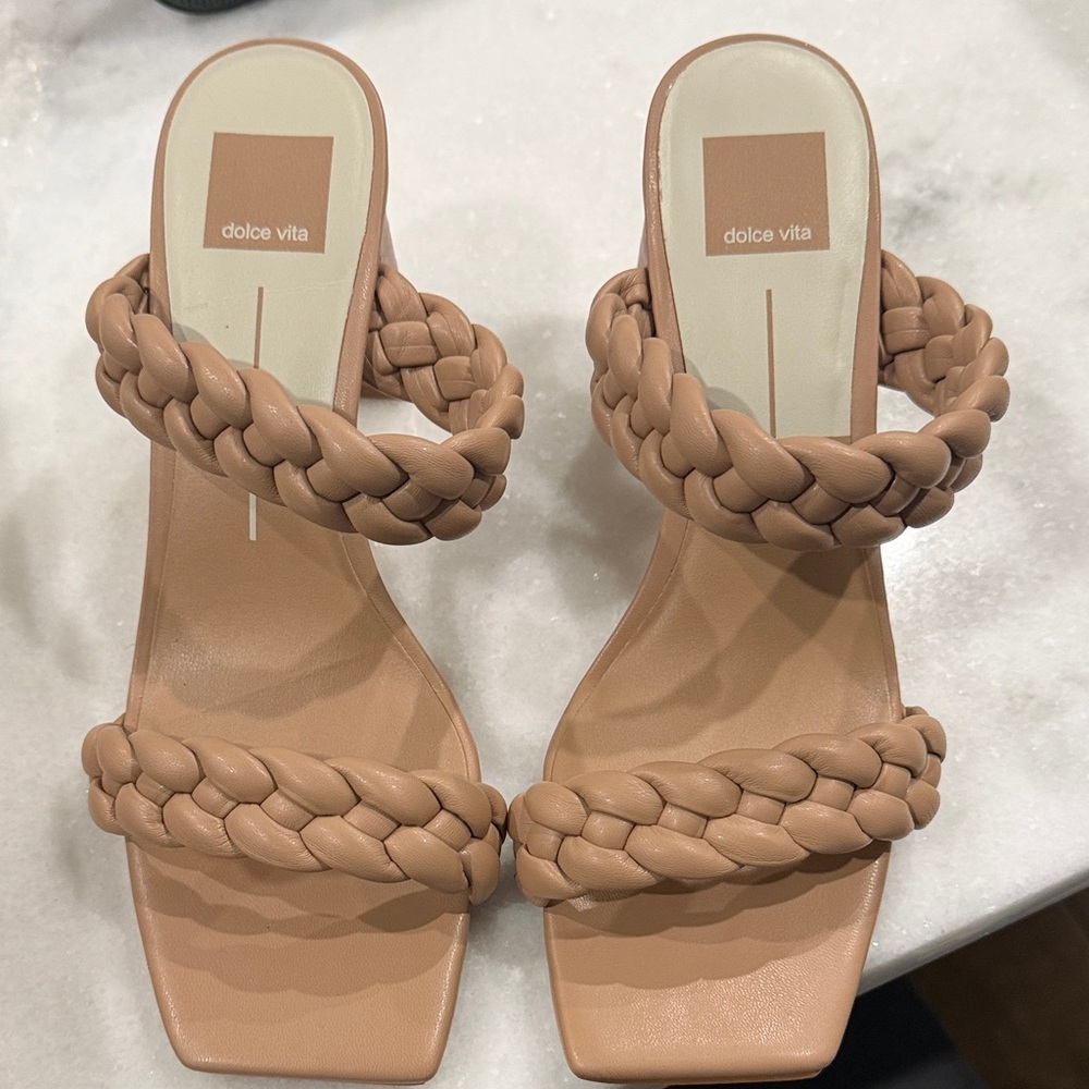 Dolce Vita Women's Braided Sandals in Tan